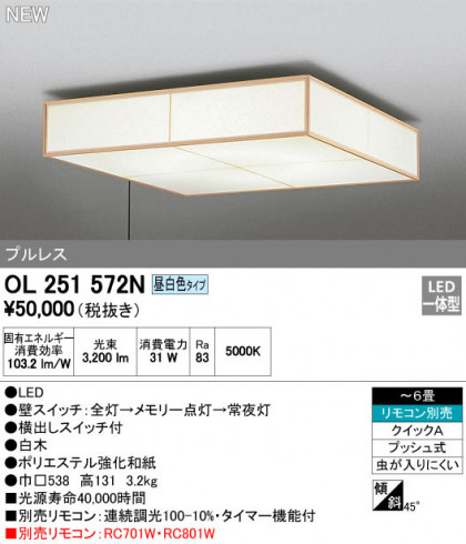 ODELIC ǥå 󥰥饤 OL251572N ᥤ̿