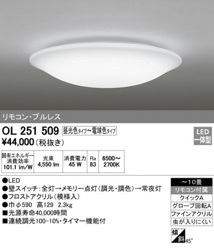ODELIC ǥå 󥰥饤 OL251509 ᥤ̿