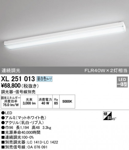 ODELIC ǥå 󥰥饤 XL251013 ᥤ̿