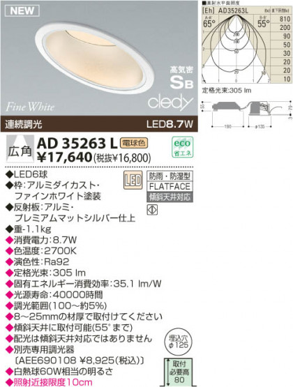 KOIZUMI LEDⵤ̩饤 AD35263L