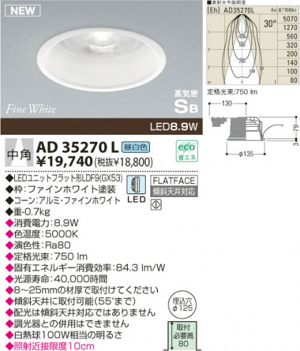 KOIZUMI LEDⵤ̩饤 AD35270L