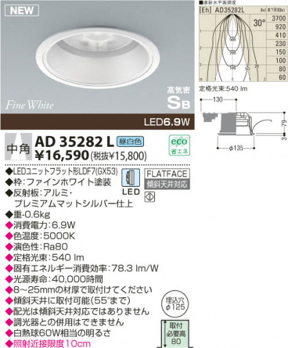 KOIZUMI LEDⵤ̩饤 AD35282L