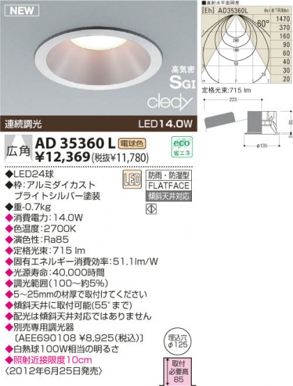 KOIZUMI LEDⵤ̩饤 AD35360L