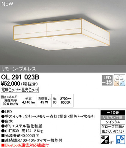 ODELIC ǥå 󥰥饤 OL291023B ñʲ
