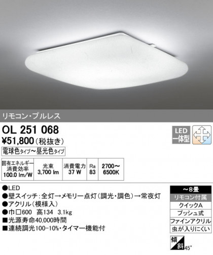 ODELIC ǥå 󥰥饤 OL251068 ñʲ
