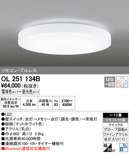 ODELIC ǥå 󥰥饤 OL251134B ñʲ