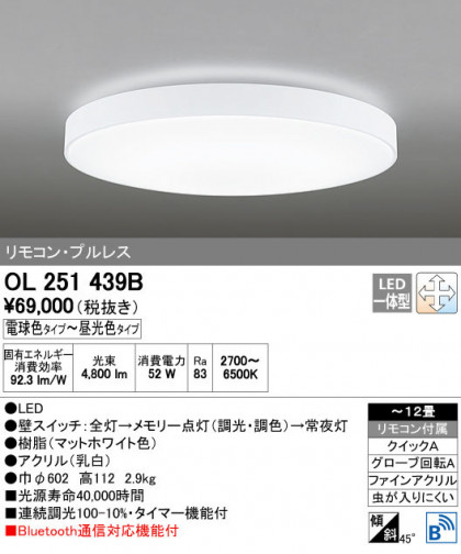 ODELIC ǥå 󥰥饤 OL251439B ñʲ
