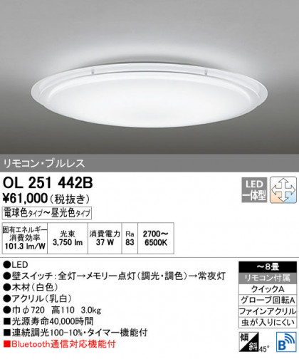 ODELIC ǥå 󥰥饤 OL251442B ñʲ