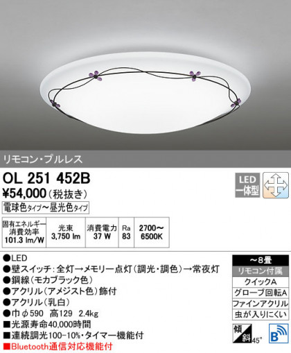 ODELIC ǥå 󥰥饤 OL251452B ñʲ