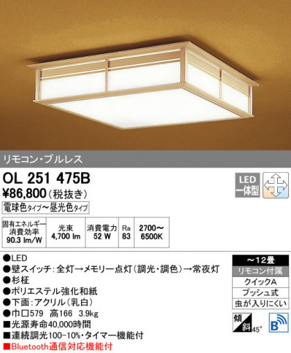 ODELIC ǥå 󥰥饤 OL251475B ñʲ
