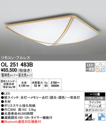 ODELIC ǥå 󥰥饤 OL251483B ñʲ