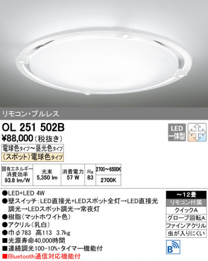 ODELIC ǥå 󥰥饤 OL251502B ñʲ