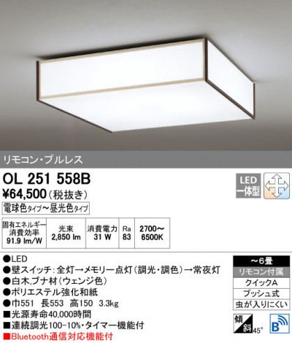 ODELIC ǥå 󥰥饤 OL251558B ñʲ