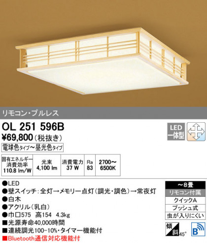 ODELIC ǥå 󥰥饤 OL251596B ñʲ