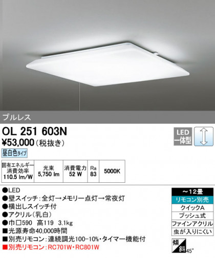 ODELIC ǥå 󥰥饤 OL251603N ñʲ