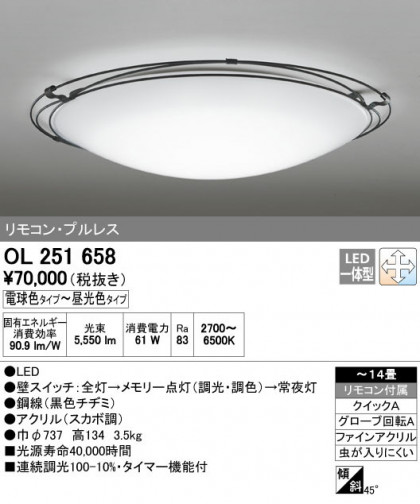ODELIC ǥå 󥰥饤 OL251658 ñʲ
