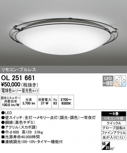 ODELIC ǥå 󥰥饤 OL251661 ñʲ