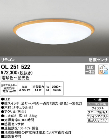 ODELIC ǥå 󥰥饤 OL251522 ᥤ̿