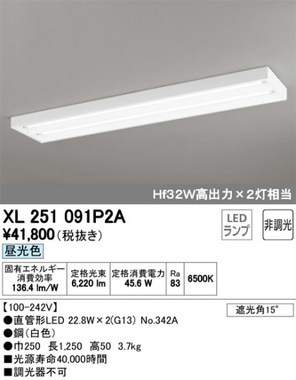 ODELIC ǥå ١饤 XL251091P2A ᥤ̿