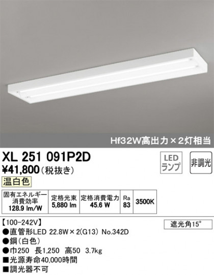 ODELIC ǥå ١饤 XL251091P2D ᥤ̿