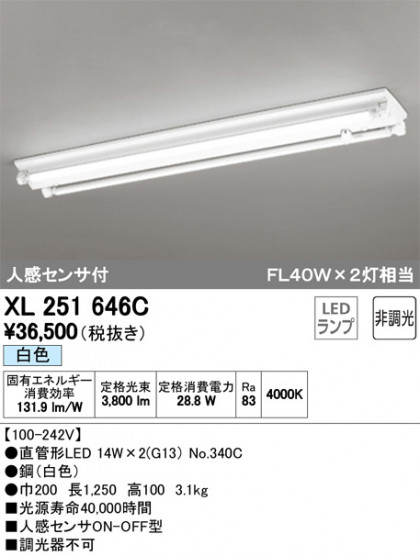ODELIC ǥå ١饤 XL251646C ᥤ̿