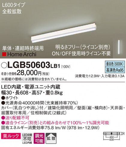 Panasonic ۲ LGB50603LB1 ᥤ̿