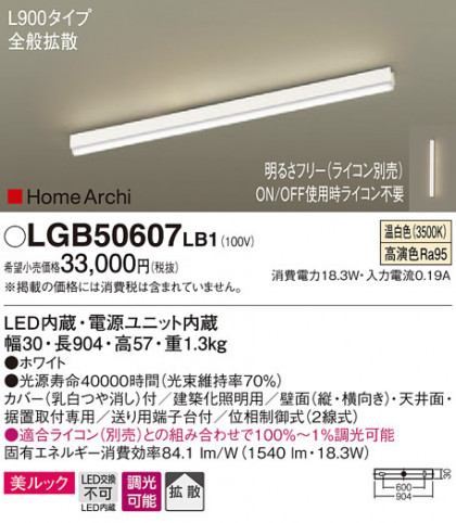 Panasonic ۲ LGB50607LB1 ᥤ̿
