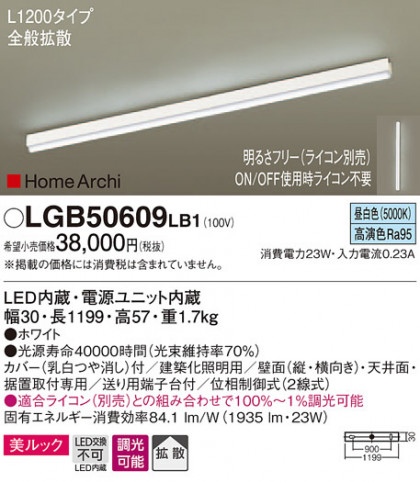 Panasonic ۲ LGB50609LB1 ᥤ̿