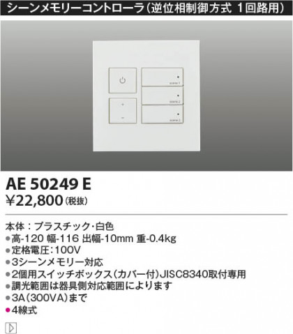 β Koizumi ߾ 饤ȥȥ AE50249E