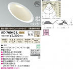 ߾ KOIZUMI LEDⵤ̩饤 AD70042L