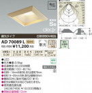 ߾ KOIZUMI LEDⵤ̩饤 AD70089L