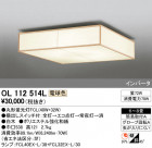 ODELIC ǥå 󥰥饤 OL112514L