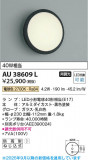 Koizumi ߾ LEDɱ֥饱å AU38609LþʾLEDη¡ʰΡѤ䡡Ҹ -LIGHTING DEPOT-