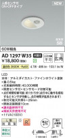 Koizumi ߾ LEDⵤ̩SB饤 AD1297W35