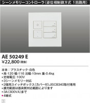 Koizumi ߾ 饤ȥȥ AE50249E