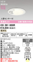 ODELIC ǥå ƥꥢ饤 OD261850R