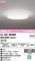 ODELIC ǥå 󥰥饤 OL291695WR