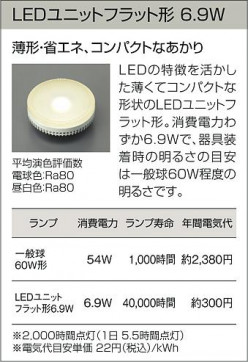 DAIKO ŵ LED DECOLEDS(LED) DCL-3711WWE 