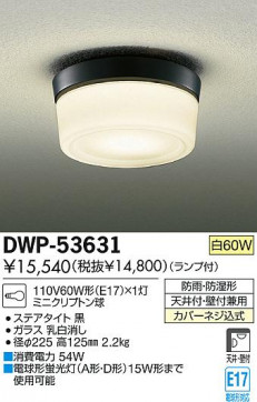 DAIKO ŵ ȥɥ饤 ֥饱å DWP-53631 ʼ̿
