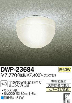 DAIKO ŵ ȥɥ饤 ֥饱å DWP-23684 ʼ̿