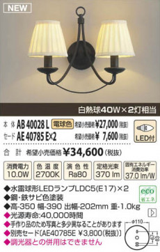 ߾ KOIZUMI LED֥饱å AB40028L β