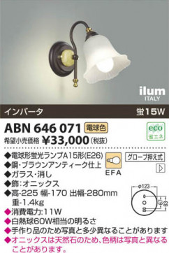 ߾ KOIZUMI ֥饱å ABN646071 β