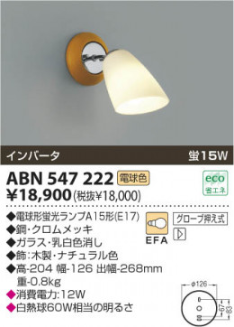 KOIZUMI ABN547222 ̿1