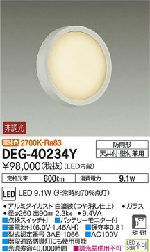 ʼ̿DAIKO ŵ LED  DEG-40234Y