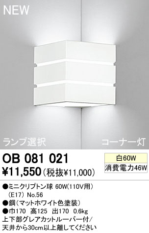 ODELIC ֥饱å OB081021