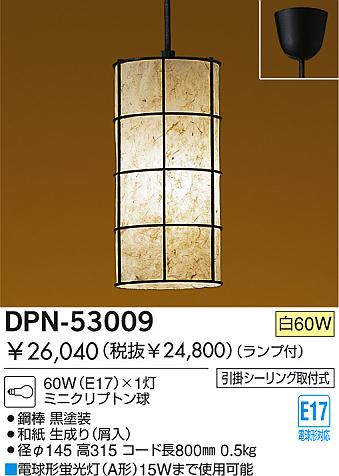 DAIKO  ŵ Ǯڥ ڥ  DPN-53009