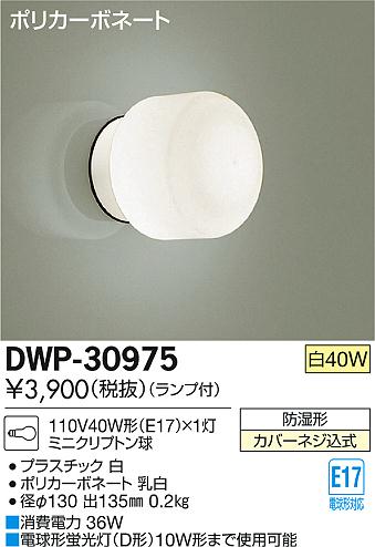 DAIKO ŵ Ἴ ֥饱å ȥɥ DWP-30975 ᥤ̿