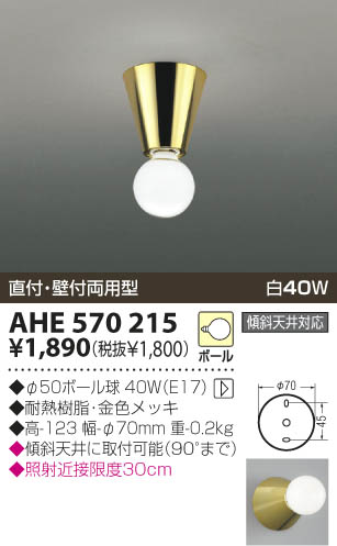 KOIZUMI AHE570215 ᥤ̿