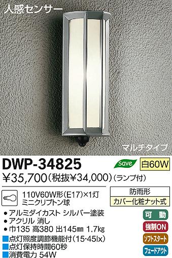DAIKO ŵ ʹ󥵡եȥɥ饤 ֥饱å DWP-34825 ʼ̿