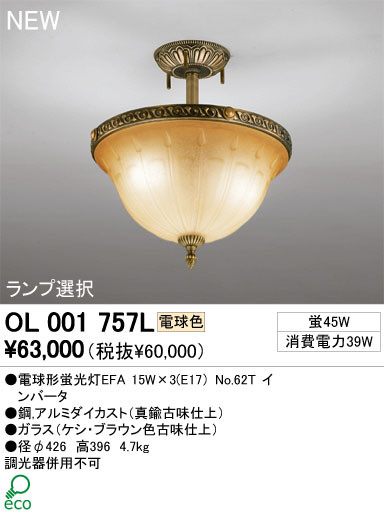 ODELIC ǥå 󥰥饤 OL001757L ŵ忧 ŵָEFA odelic ol001757l